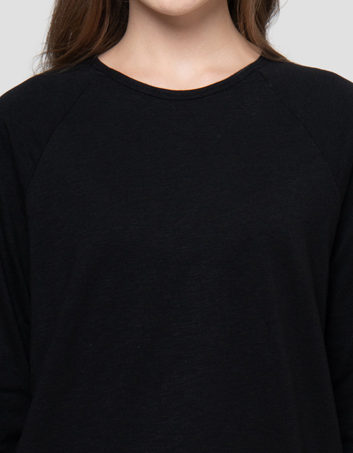 Connexion Raglan Slub Kaos Wanita