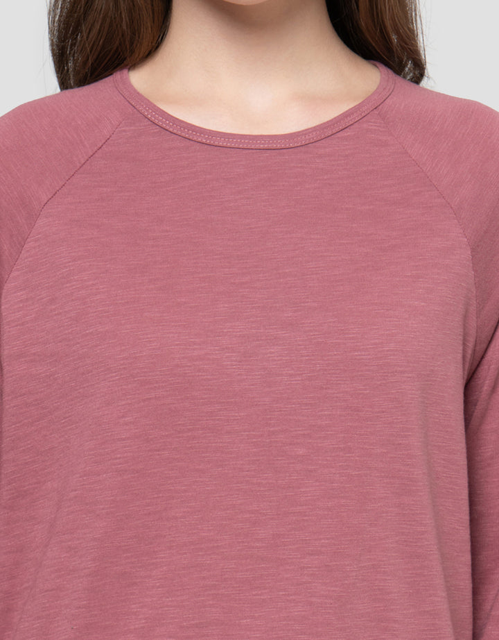 Connexion Raglan Slub Kaos Wanita