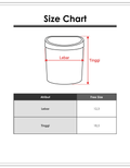 MxM Green Leaf Bin Tempat Sampah Bulat Urica 1.2 L
