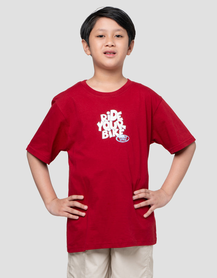 Nevada Both Side Print Skate Kaos Anak Laki-laki