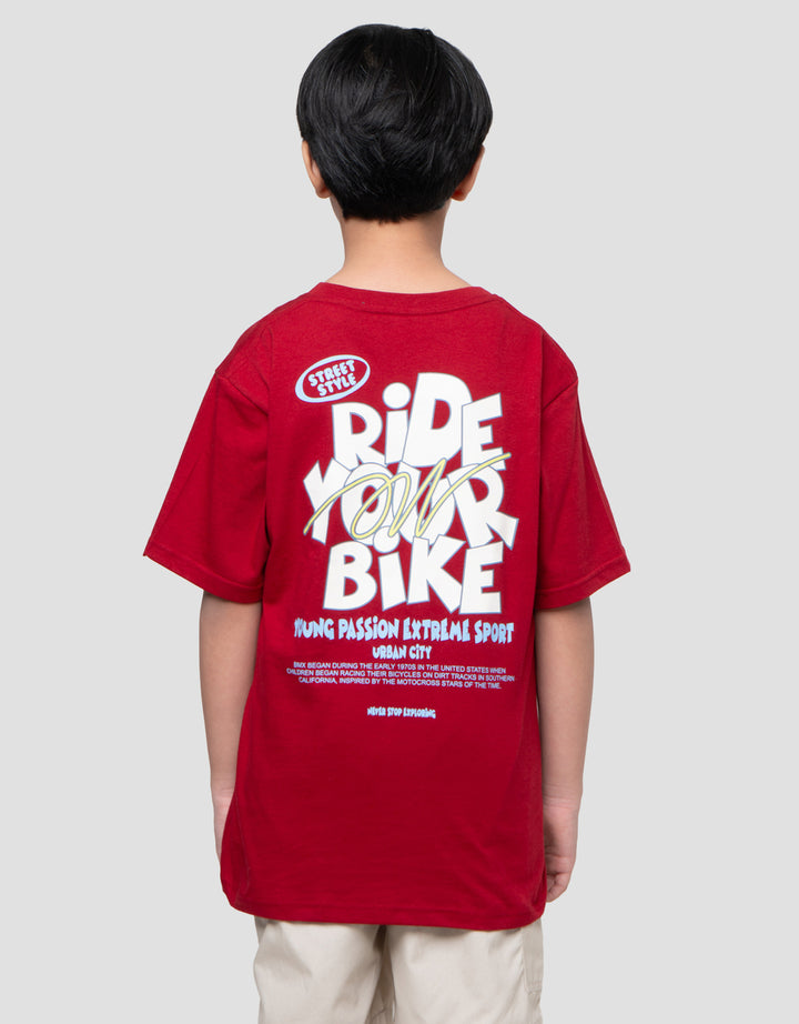 Nevada Both Side Print Skate Kaos Anak Laki-laki