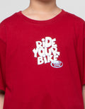 Nevada Both Side Print Skate Kaos Anak Laki-laki