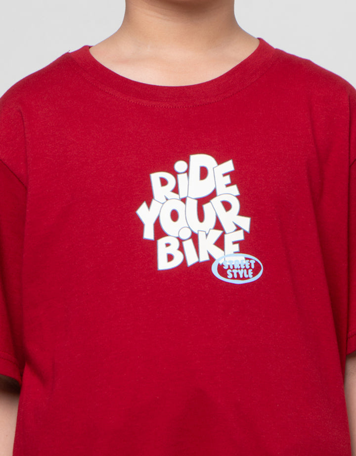 Nevada Both Side Print Skate Kaos Anak Laki-laki