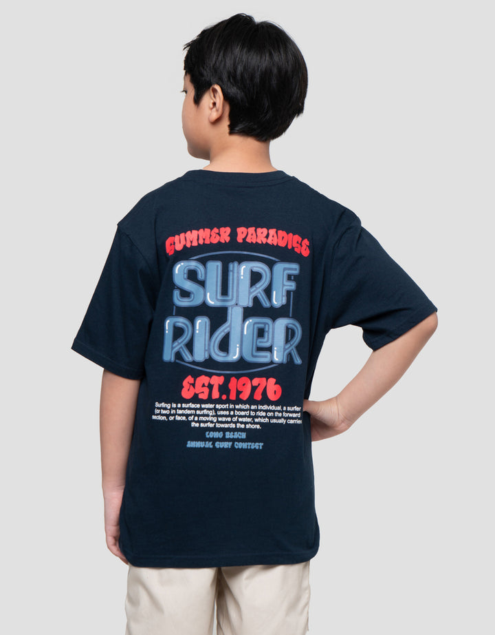 Nevada Both Side Print Skate Kaos Anak Laki-laki