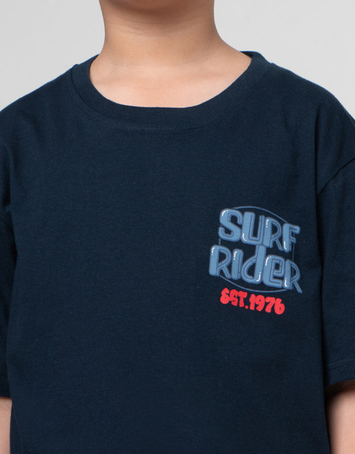 Nevada Both Side Print Skate Kaos Anak Laki-laki