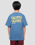 Nevada Both Side Print Skate Board Kaos Anak Laki-laki