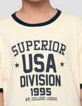 Nevada Ringer Both Side Print Superior Print Kaos Anak Laki-laki