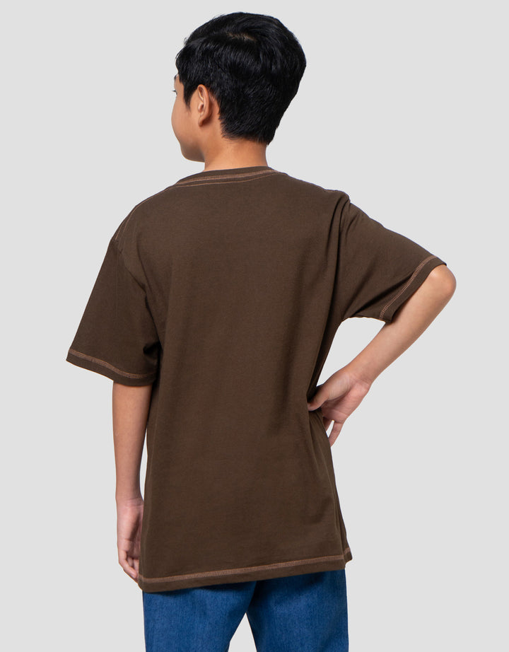 Nevada Fine Print Western Vibes Kaos Anak Laki-laki