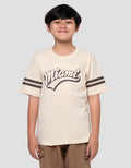 Nevada Varsity Both Print Miami Kaos Lengan Pendek Anak Laki-Laki