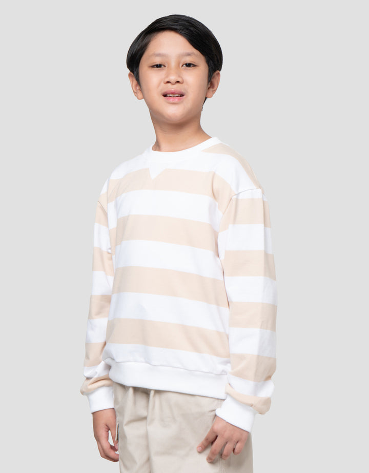 Nevada Yarndyed Awning Stripe Sweater Anak Laki-laki