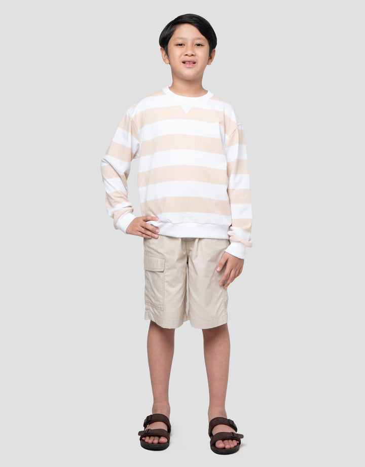 Nevada Yarndyed Awning Stripe Sweater Anak Laki-laki