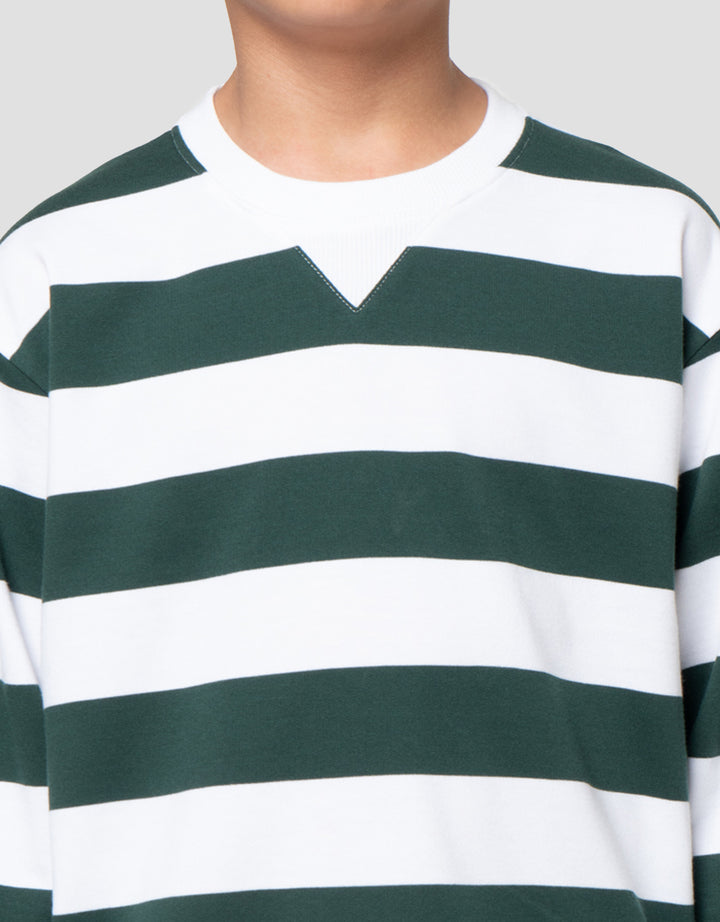 Nevada Yarndyed Awning Stripe Sweater Anak Laki-laki