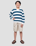 Nevada Yarndyed Awning Stripe Sweater Anak Laki-laki