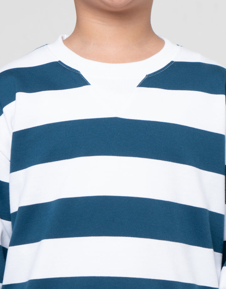 Nevada Yarndyed Awning Stripe Sweater Anak Laki-laki