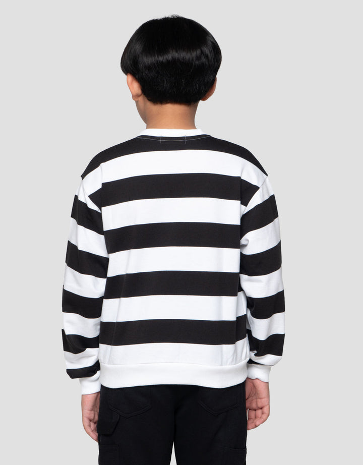 Nevada Yarndyed Awning Stripe Sweater Anak Laki-laki