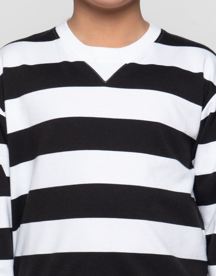 Nevada Yarndyed Awning Stripe Sweater Anak Laki-laki