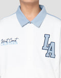 Nevada Varsity With Collar Both Side Print La Jaket Anak Laki-Laki