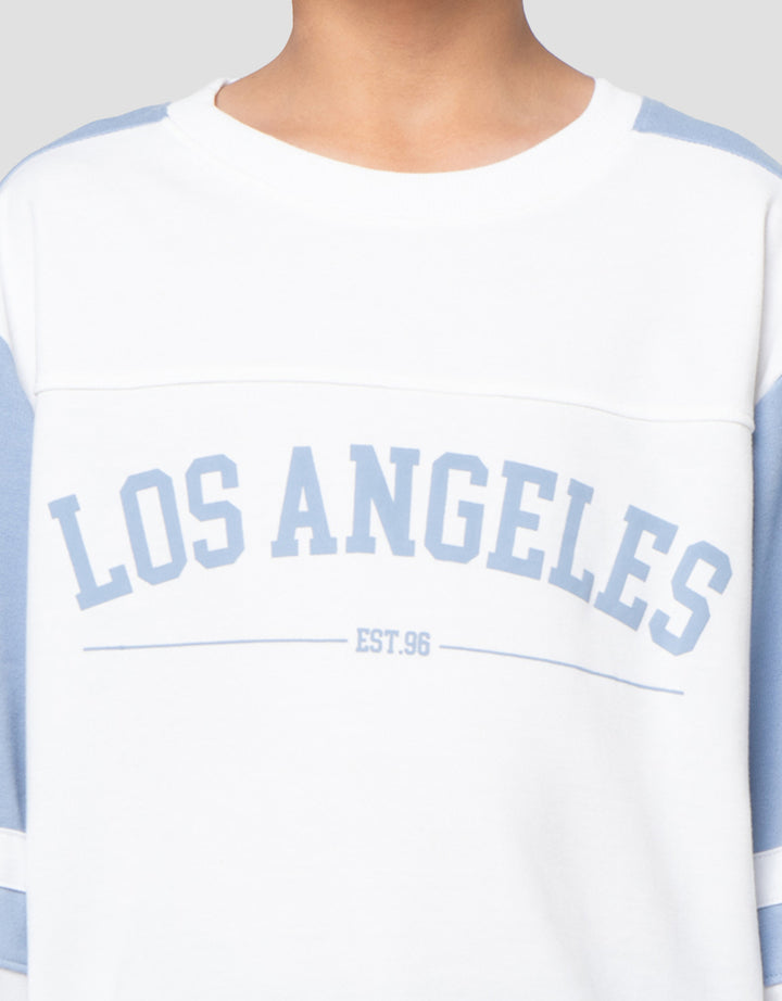 Nevada Collar Print City Sweater Anak Laki-laki