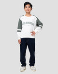 Nevada Collar Print City Baecty Sweater Anak Laki-laki