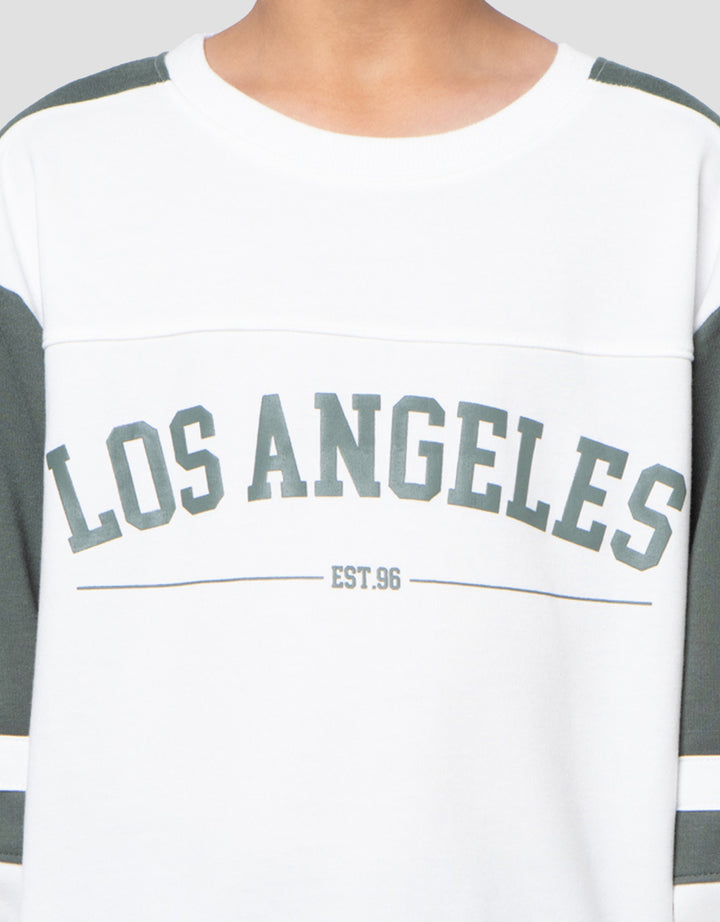 Nevada Collar Print City Baecty Sweater Anak Laki-laki