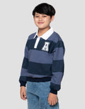 Nevada Collar Block Stripe Sweater Anak Laki-Laki