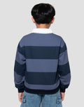 Nevada Collar Block Stripe Sweater Anak Laki-Laki