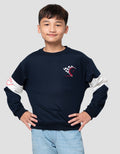 Nevada Print Racing Sweater Anak Laki-laki