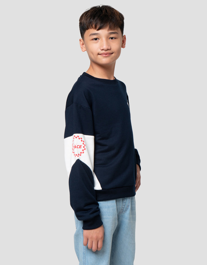 Nevada Print Racing Sweater Anak Laki-laki