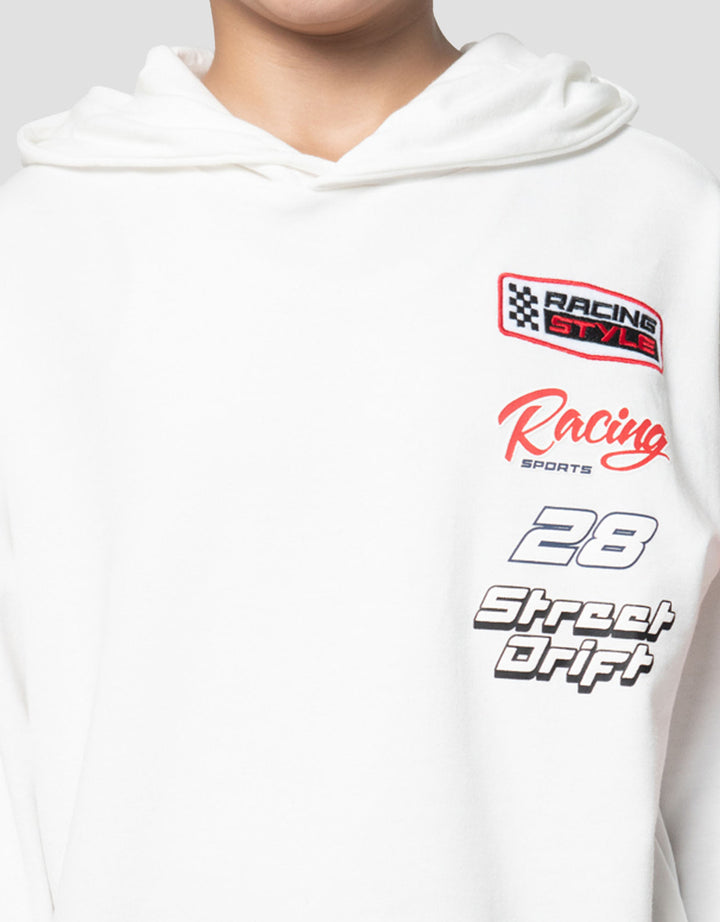 Nevada Print Racing Sweater Anak Laki-laki