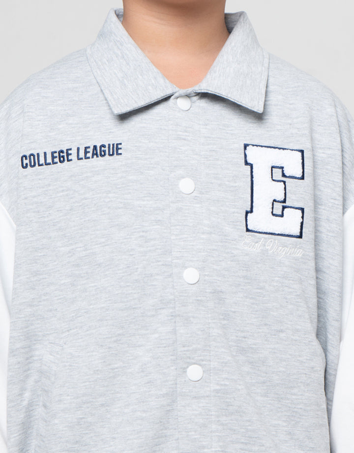 Nevada Knit Varsity Patch E Jaket Anak Laki-laki