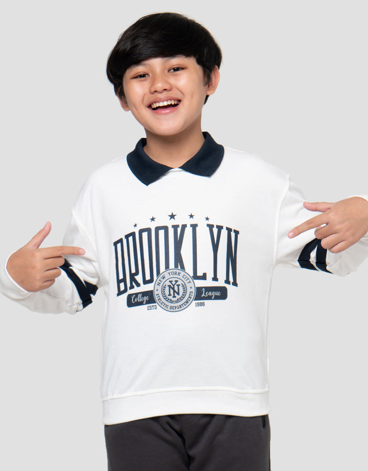 Nevada Collar Brooklyn Sweater Anak Laki-laki
