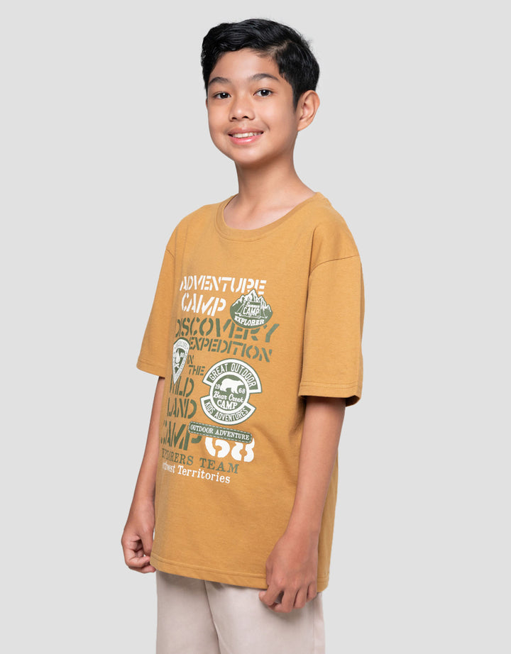 Nevada Print Both Side Adventure Discovery Kaos Anak Laki-laki
