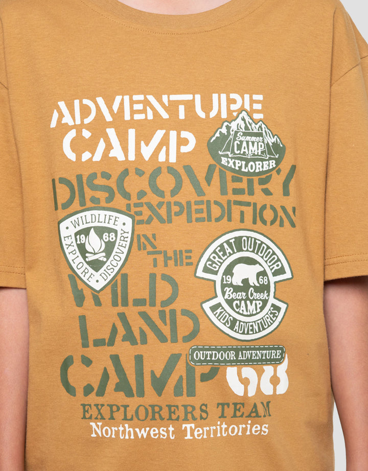 Nevada Print Both Side Adventure Discovery Kaos Anak Laki-laki