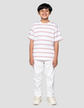 Nevada Double Stripe Kaos Anak Laki-laki