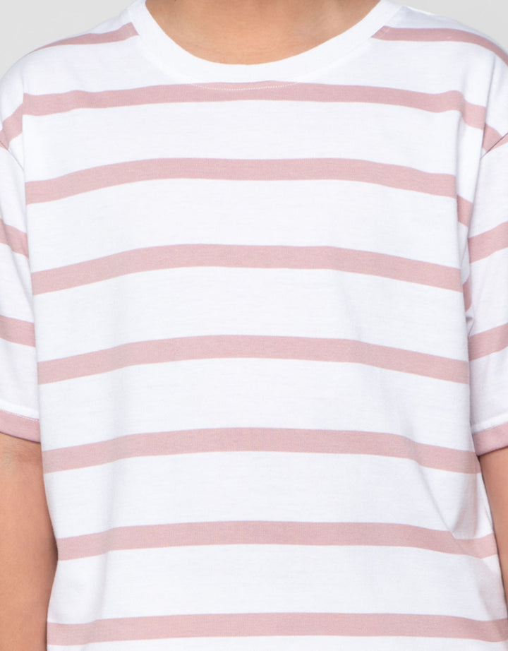 Nevada Double Stripe Kaos Anak Laki-laki