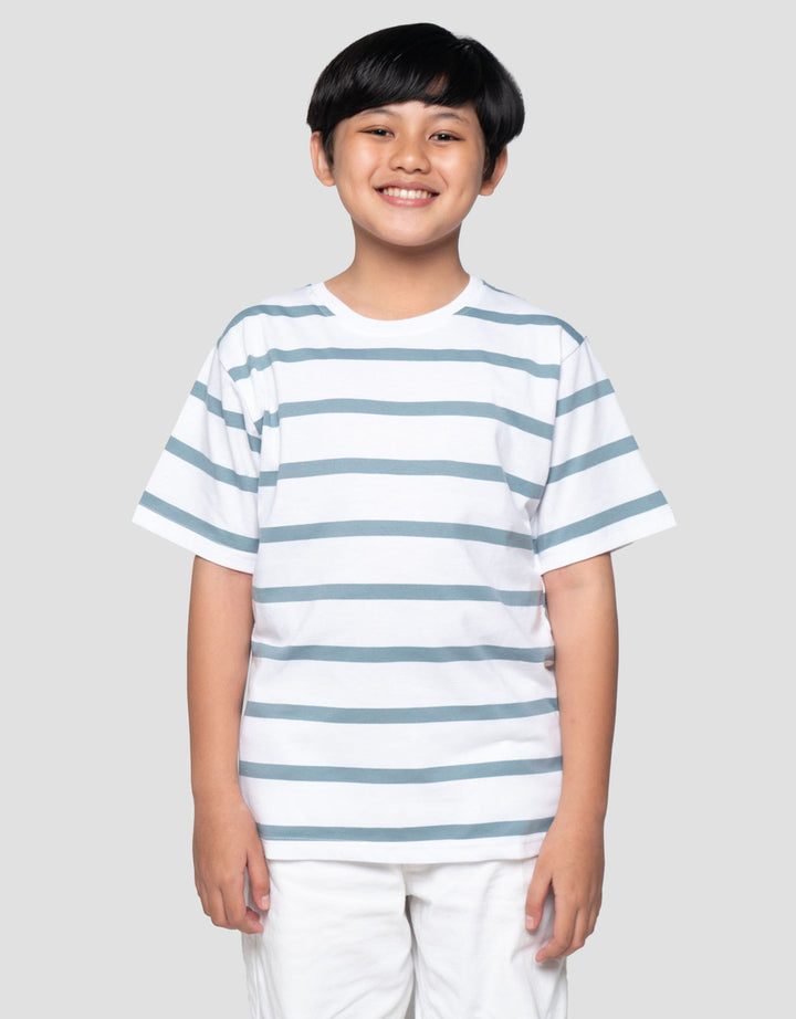 Nevada Double Stripe Kaos Anak Laki-laki