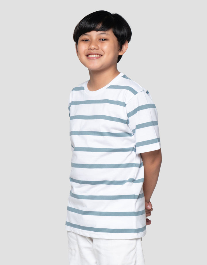 Nevada Double Stripe Kaos Anak Laki-laki
