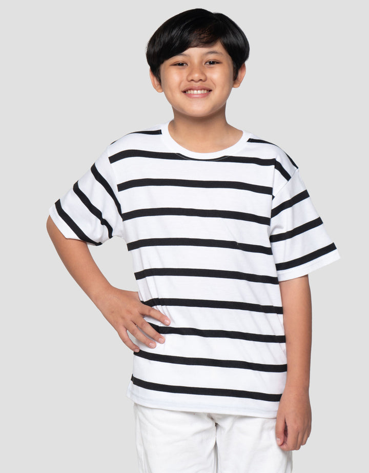 Nevada Double Stripe Kaos Anak Laki-laki