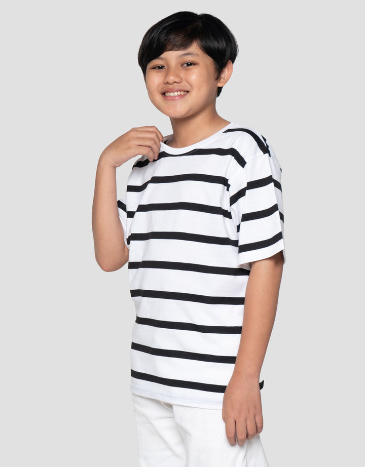 Nevada Double Stripe Kaos Anak Laki-laki