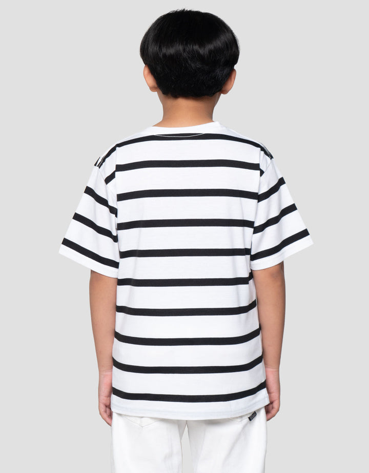 Nevada Double Stripe Kaos Anak Laki-laki