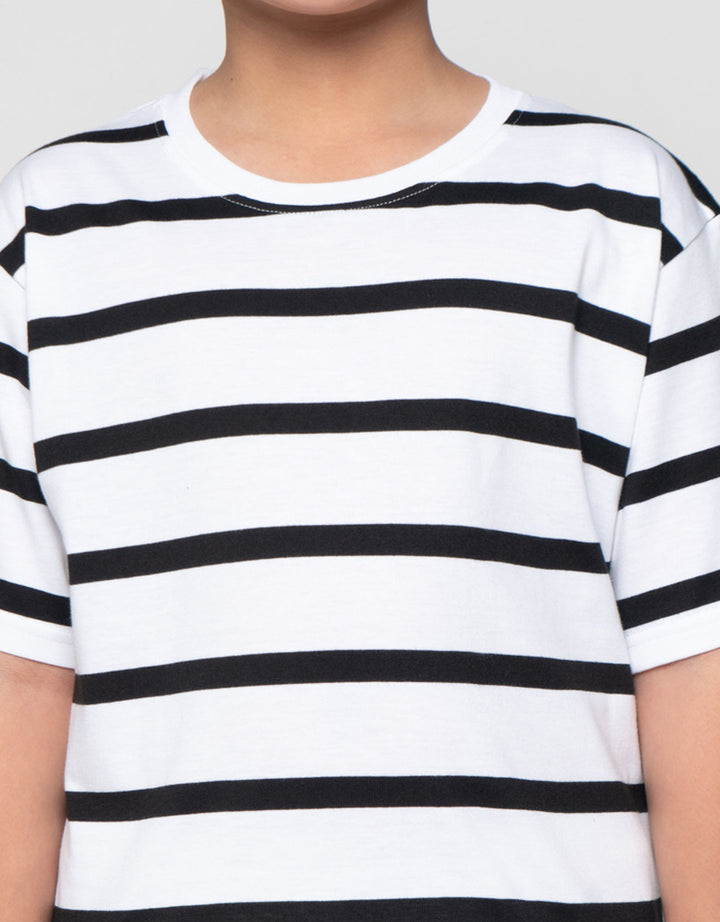 Nevada Double Stripe Kaos Anak Laki-laki