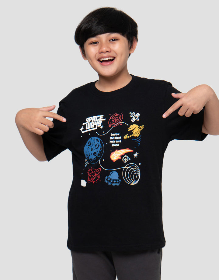Nevada Space Ways Kaos Anak Laki-laki