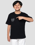Nevada Pocket Print Wording Kaos Lengan Pendek Anak Laki-Laki
