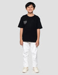 Nevada Pocket Print Wording Kaos Lengan Pendek Anak Laki-Laki