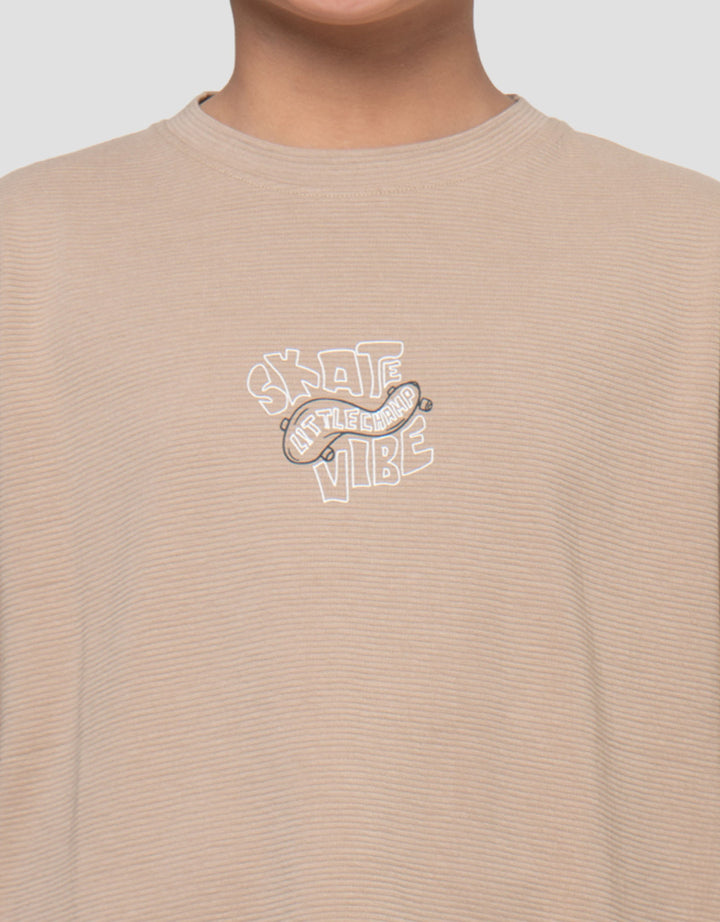 Nevada Texture With Small Embro Skate Print Kaos Anak Laki-laki