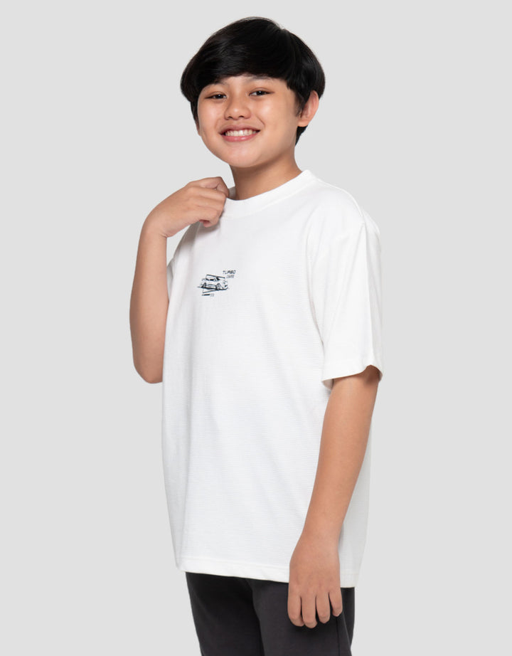 Nevada Texture With Small Embro Print Kaos Anak Laki-laki