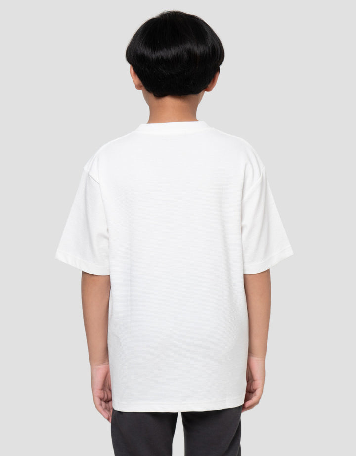 Nevada Texture With Small Embro Print Kaos Anak Laki-laki