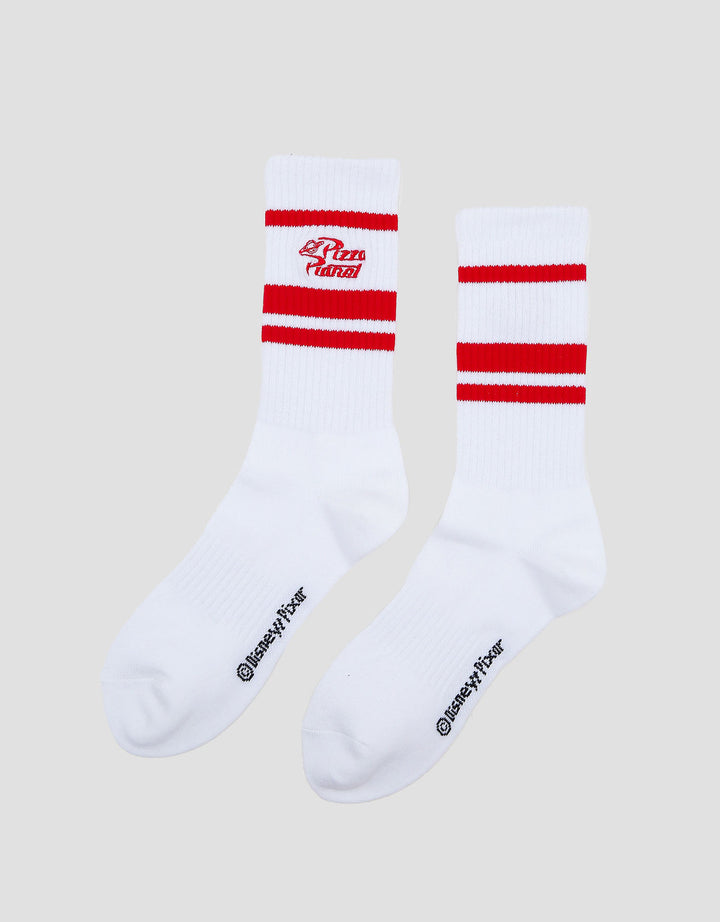 Disney Red Pizza Planet Kaus Kaki Pria