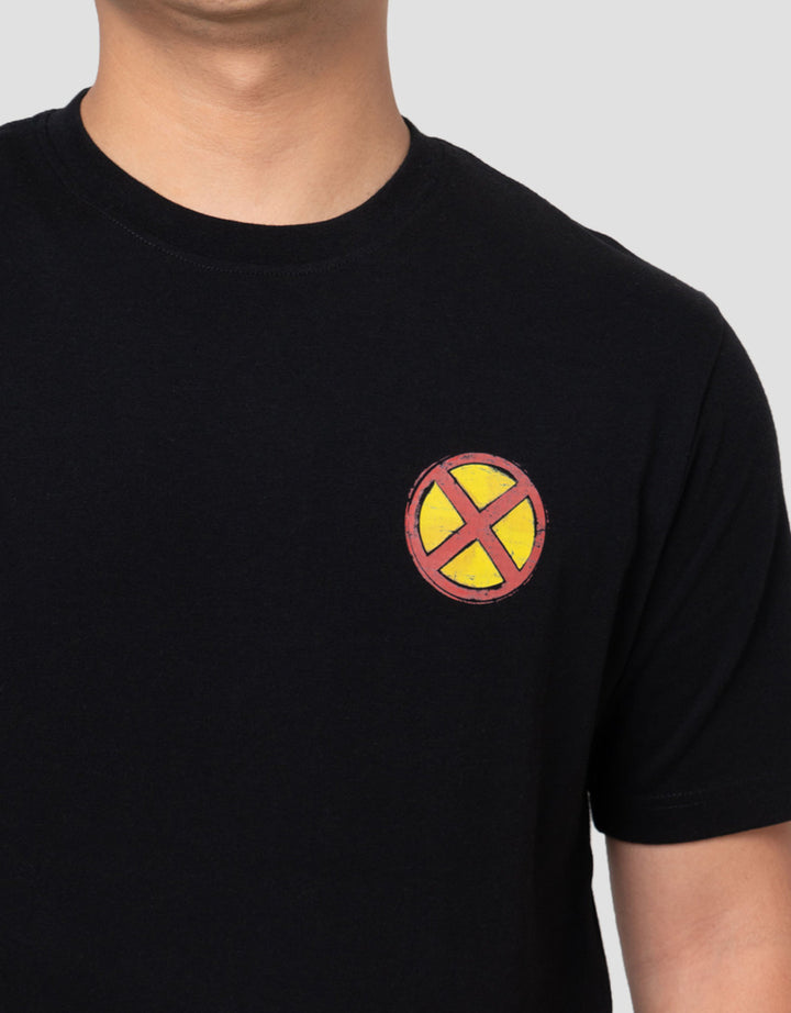 Marvel Reg Xmen All Character Head Backprint Kaos Pria