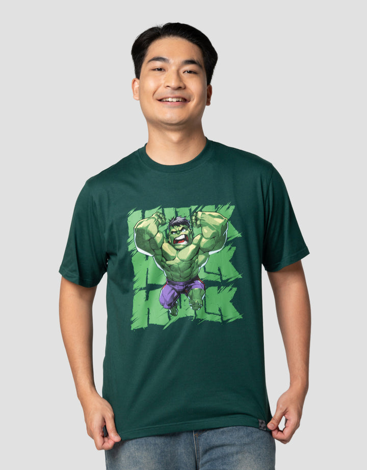 Marvel Hulk Chibi Kaos Pria